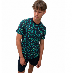 Pamut férfi pizsama 16933 Vamp