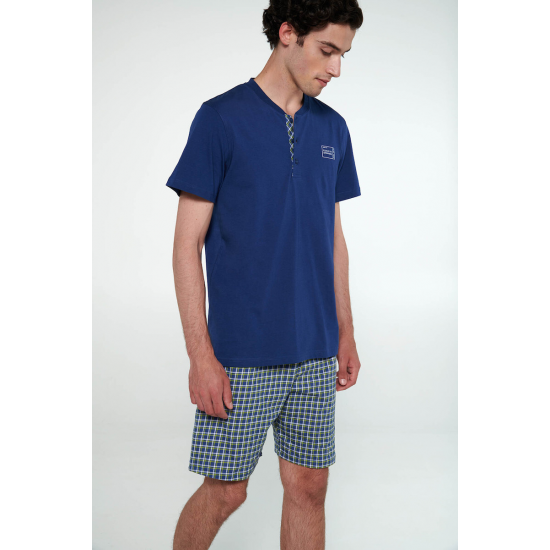 Pamut férfi pizsama 20690 Vamp