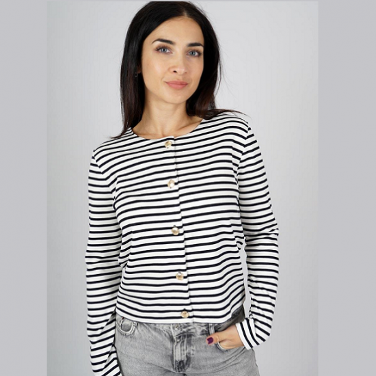 Csíkos kardigán 32925